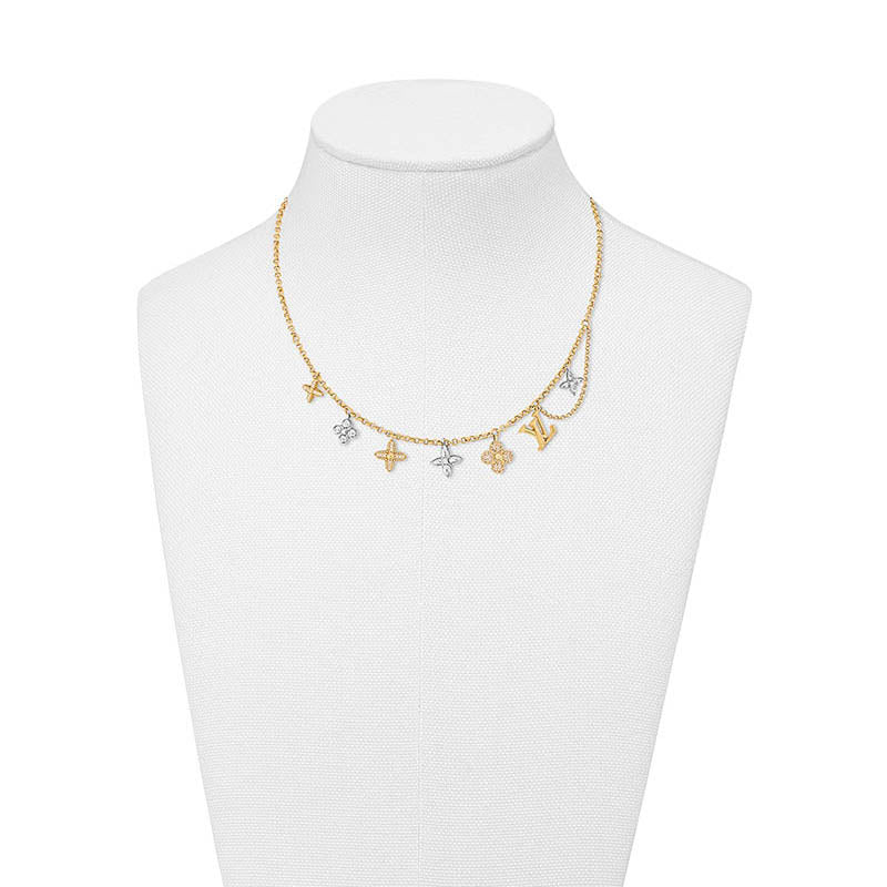 18K Louis Vuitton Gram Diamonds Necklace