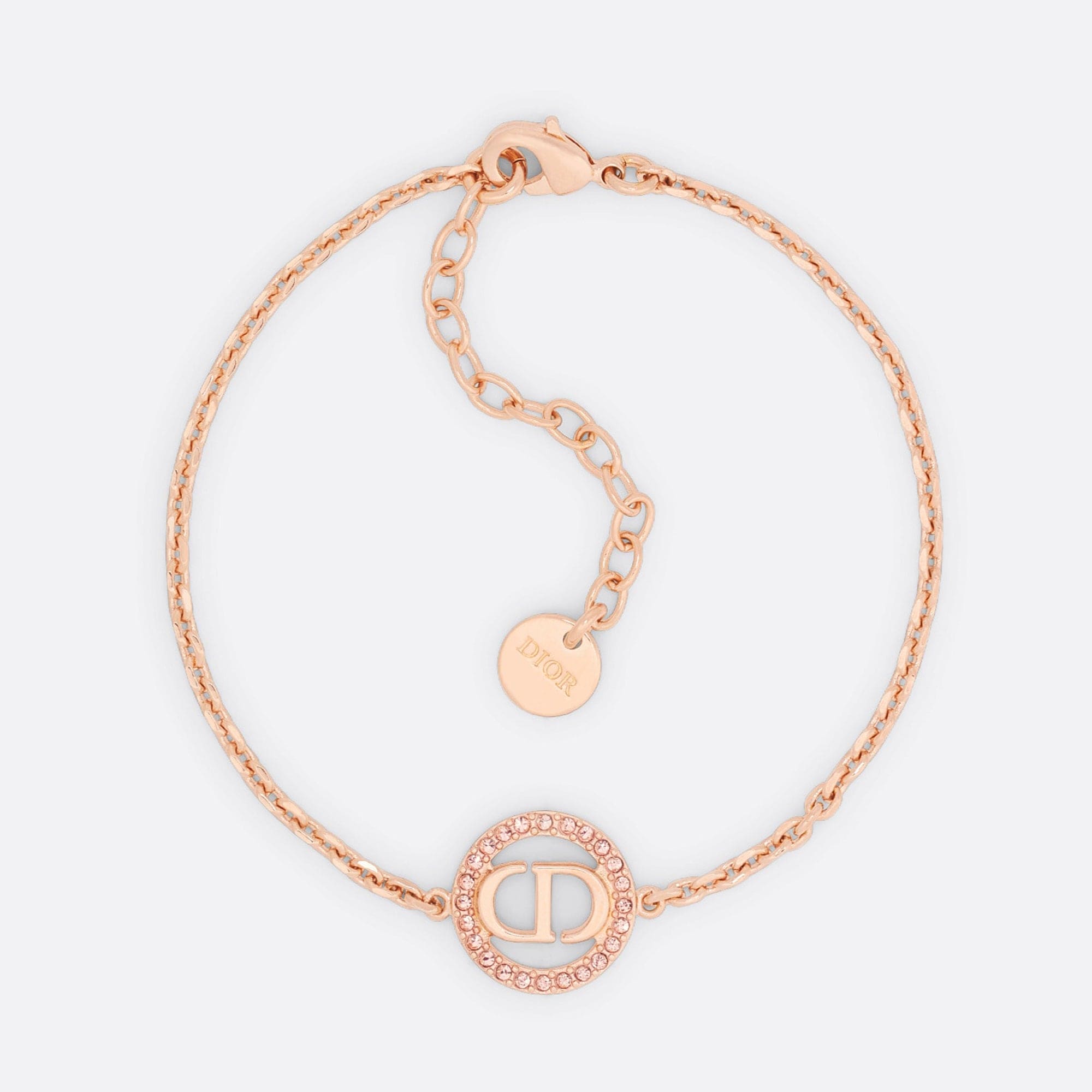 18K Petit Dior Pink Crystals Bracelet