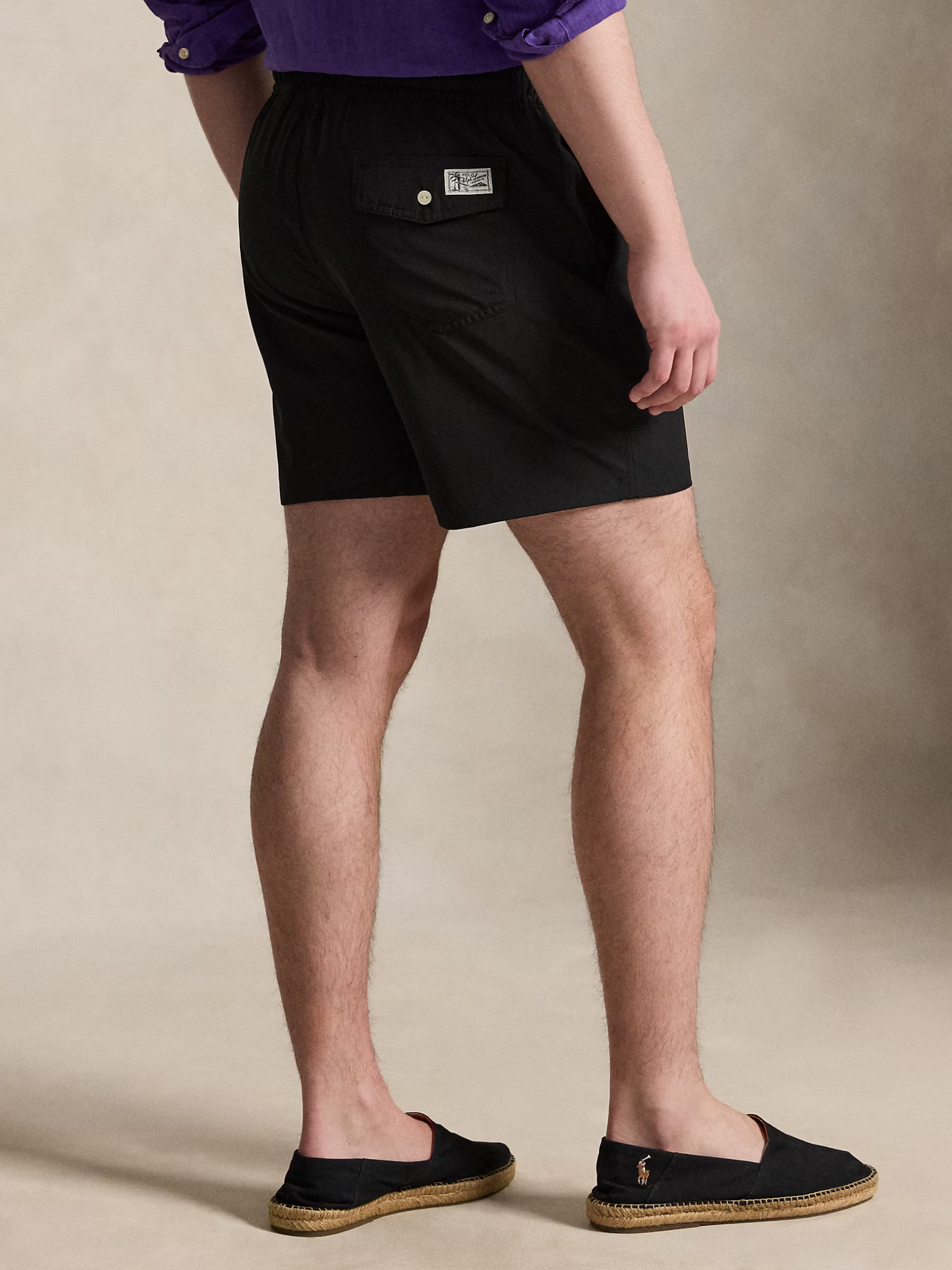 RALPH LAUREN Traveller Swimming Trunks Polo Black