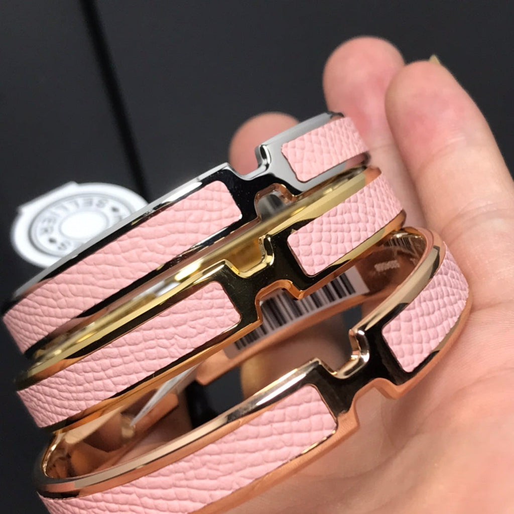 18K Olympe Light Pink Hermes Bracelet